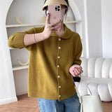 Women Knitwear Spring and Autumn Sweater Loose Knitted Cardigan