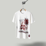 Travis Scott T Shirts x Mitchell x Ness Mississippi State Bulldogs Hand-Drawn Short Sleeve