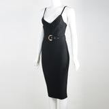 Women's Evening Dress Strap Belt Dress Sexy Slim Fit Bandage Dress