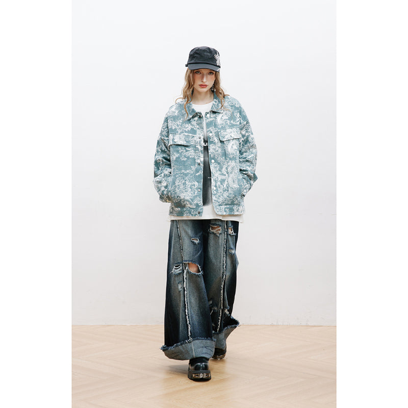 Unisex Jacket Retro Lapels Workwear Jacket for Men and Women Jacket
