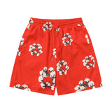 Denim Tears Shorts Yellow flower woven