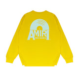 Amiri Long Sleeved Shirt Printed Trendy Pure Cotton
