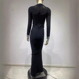 Women Dresses Autumn and Winter Long Sleeve Bandage Dress Party Dress (Ont0408)