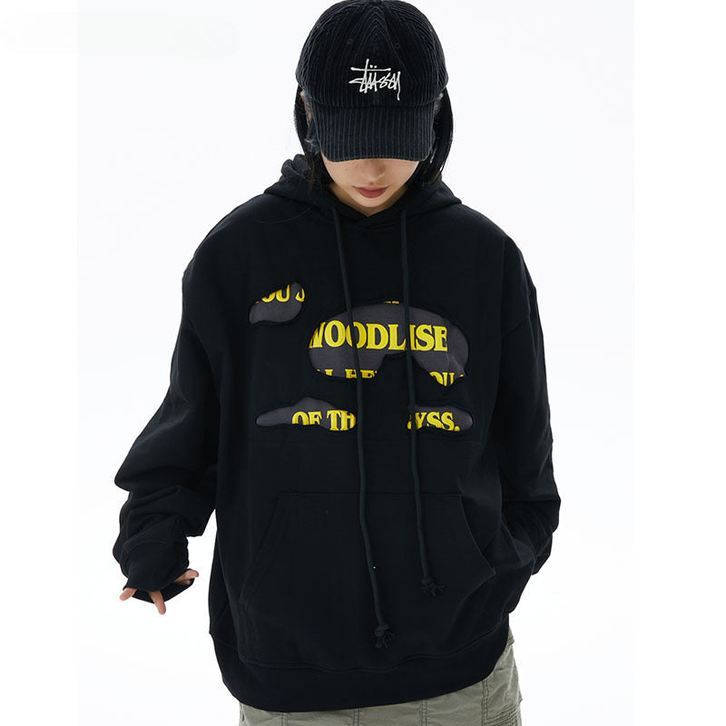 Men Hoodie Washed Hooded Sweater