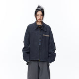 Unisex Jacket Autumn Workwear Loose Jacket