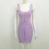 Women Dresses Bandage Dress Slim Fit Hip Skirt Evening Party Dress Skirt (Ont0408)