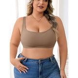Full figure bra seamless push-up thin style