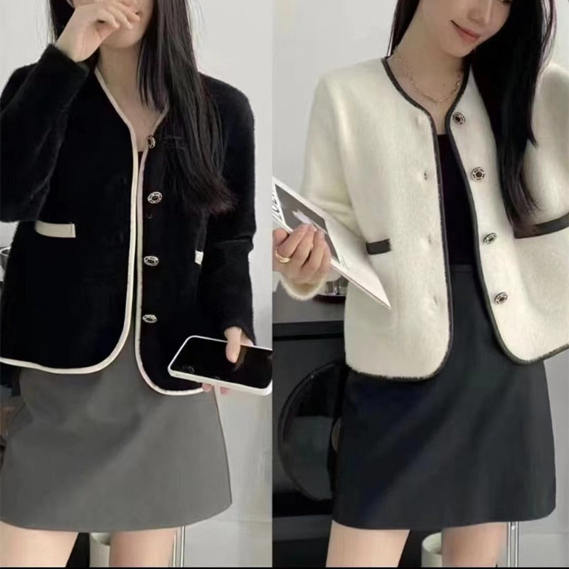 Women Knitwear Autumn and Winter Sweater Knitted Cardigan