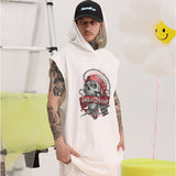 Men Vest Loose Hip Hop Fashion Brand Sleeveless T-shirt Men