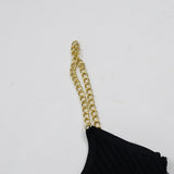 Women's Evening Dress Chain Suspender Skirt Sexy Backless Sheath Slim Fit Dress