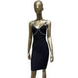 Women Dresses Summer Bandage Dress Sling Beaded Party Dress (Ont0408)