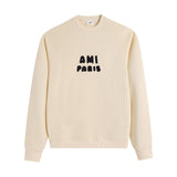 Amiaheoine pullover sweatshirtfall and winterletterloose raglan sleeves round neck casualcouplelong sleeves