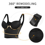 Full figure bra body shaping and beautiful back