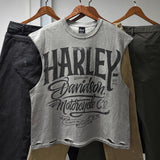 saint m t shirts s.m. letter edition pullover casual tank top single piece