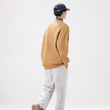 Unisex Sweater Winter Checkered Solid Color Sweater