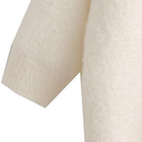 Women Sweater Knitwear round Neck Imitation Mink Knitted Cardigan Women's Autumn and Winter Sweater Coat