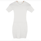 Women Dresses Summer Sexy Short Skirt Hip Skirt Short Sleeve Dress