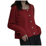 Women Knitwear Spring and Autumn Knitwear Loose-Fitting Long Sleeve Sweater