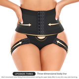 Butt lifter tummy control button shaping pants