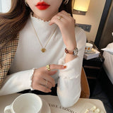 Women Knitwear Autumn and Winter Turtleneck Sweater Slim Bottoming Shirt