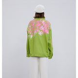 Unisex Jacket Vintage Jacket Couple Loose Casual Polo Collar Coat
