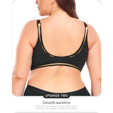 Full figure bra breast shaping
