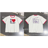 saint m t shirts s.m cartoon series graphic crewneck pullover short sleeve t-shirt
