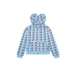 Ashley williams zipper hoodie i love mesuitheart printed outwearfleece-linedcasual sweatpants