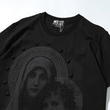 Hip-hop t-shirts: american-style short-sleeve fashion, trendy summer styles featuring star studs and rivets. cool, short-sleeved couple's tees