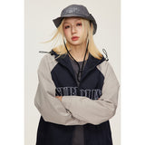 Unisex Jacket Retro Autumn Coat Loose Casual Hooded Jacket