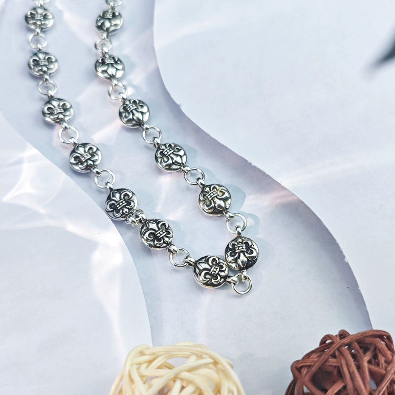 Chrome Hearts Necklace Cross Anchor Necklace Men's and Women's Coarse Cross Necklace