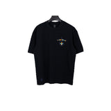 Ch hip-hop t shirts ch short-sleeved sanskrit cross horseshoe embroidery loosecasualpure cotton american heavy weight