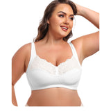 Full figure bra without wire lace