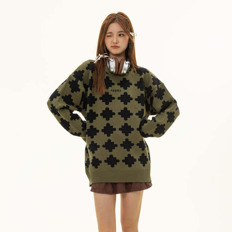 Unisex Sweater Autumn Embroidery Logo Sweater
