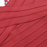 Women Evening Dress Tassel Bandage One-Piece Dress Sexy Lace Hip Spaghetti Straps Dress