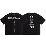 saint m t shirts s.m candle angel graphic crew neck pullover short sleeve top