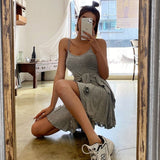 Women Dresses Cardigan Button Outer Coat Suit Two-Piece Set Long Sleeve Short Dress Dress