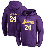 NBA Hoodie basketball jersey hooded sweater Kobe 24 ball