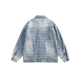 Unisex Jacket Retro Washed Denim Jacket for Men and Women Couple's Tops