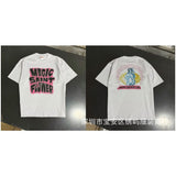 saint m t shirts s.m cartoon series graphic crewneck pullover short sleeve t-shirt