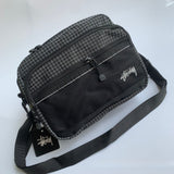 Mens Stussy Bag Stusy Plaid Shoulder Crossbody Bag Men's Shoulder Bag