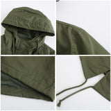 Women Trench Coat Anorak Women Spring and Autumn Coat Loose