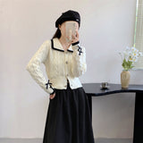 Women Knitwear Fall/Winter Slim-Fit Knitted Cardigan
