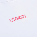 Vetements Hoodie VTM Washed Sticker Red Letters Printed Hoodie