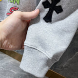 Chh Chrome Hearts Hoodie Autumn/Winter CH Classic Color Sanskrit Hand Painted Graffiti Casual Hooded Sweater