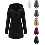 Women Trench Coat Anorak Women Spring and Autumn Coat Loose