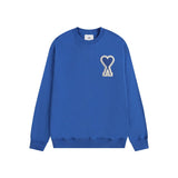 Amiaheoinelove chapter towel embroidered macaron color looselong sleevescouplesweatshirt round neckfall and winter