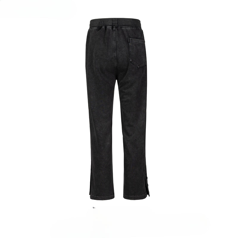 MIJKO Men's Vintage Pants MIJKO Hip Hop Spliced Pants Men's and Women's Wide-footed Casual Pants Tide
