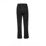 MIJKO Men's Vintage Pants MIJKO Hip Hop Spliced Pants Men's and Women's Wide-footed Casual Pants Tide