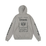 Vetements Hoodie Autumn and Winter VTM Sanskrit Print Loose Hooded Sweater